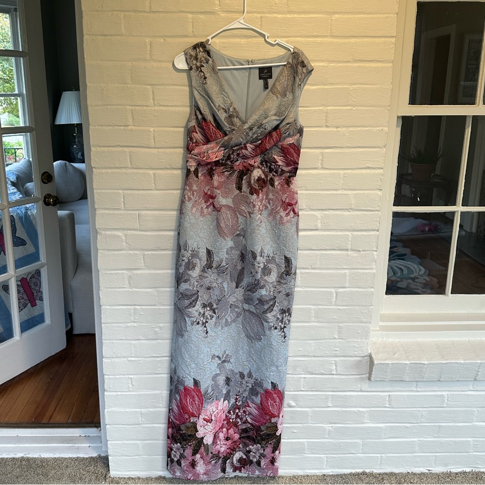 Adrianna Papell Column Gown